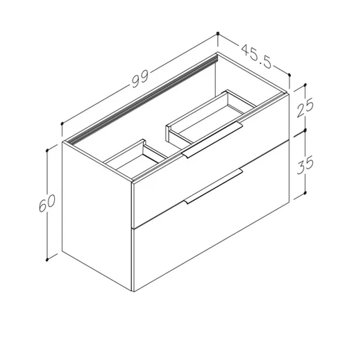 Kame BIG BU/10-3DR/D27-BIG, 100 cm, Grafitas image 2