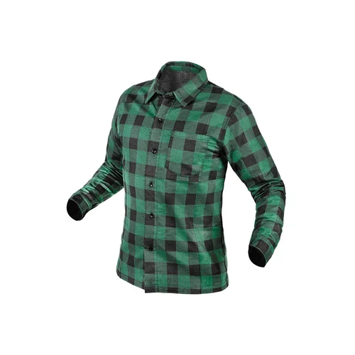 NEO Flaneliniai marškiniai 81-546-XXXL, žalia/juoda image 1