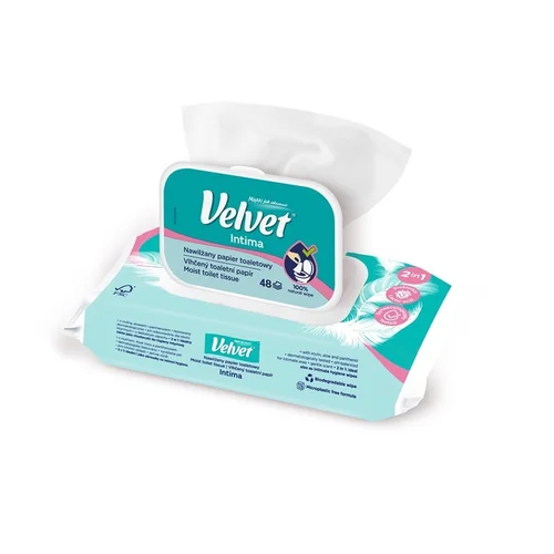 POPIER Velvet Tualetinis popierius DRĖGNAS INTIMA 48 Vnt image 2