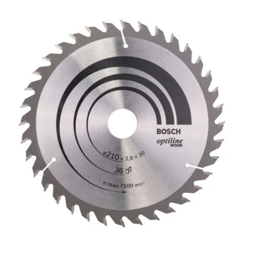 Bosch Optiline Wood Pjovimo diskas 210x30mm 2608640622 image 1