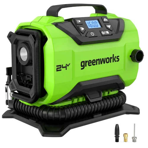 GreenWorks G24IN akumuliatorinis oro kompresorius, 24 V image 1