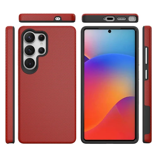 Dėklas Perfectionists Triangle Case Samsung S24 Ultra S928 Raudonas image 3