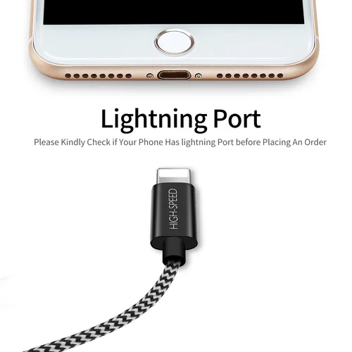 Dux Ducis K-ONE Lightning FastCharging 1.0 m USB kabelis image 3