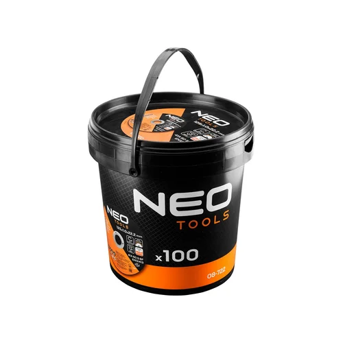 NEO TOOLS Metalo/INOX pjovimo diskai 125 x 1,0 x 22,2 image 1