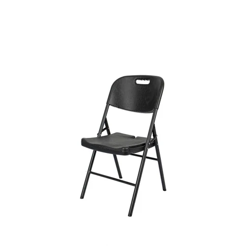 Sulankstomų baldų komplektas: Stalas 240 cm, 10 kėdžių Premium juodų image 3