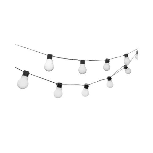 LED lempučių girlianda su saulės baterija, 2 m image 1
