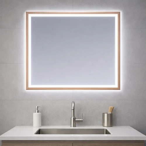 Veidrodis AC003 su LED apšvietimu 1200x700x40 image 1