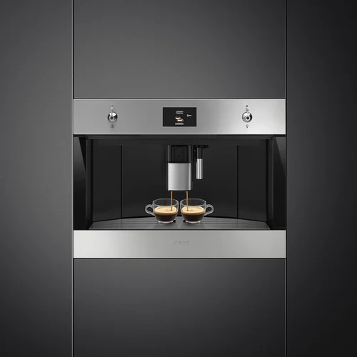 SMEG CMS4303X Nerūdijančio plieno įmontuojamas kavos aparatas image 2