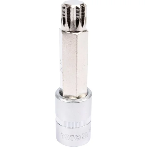 YATO 1/2\" Galvutė su 100L SPLINE M17 antgaliu (prailginta) image 1