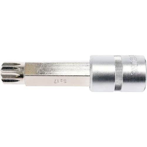 YATO 1/2\" Galvutė su 100L SPLINE M17 antgaliu (prailginta) image 2