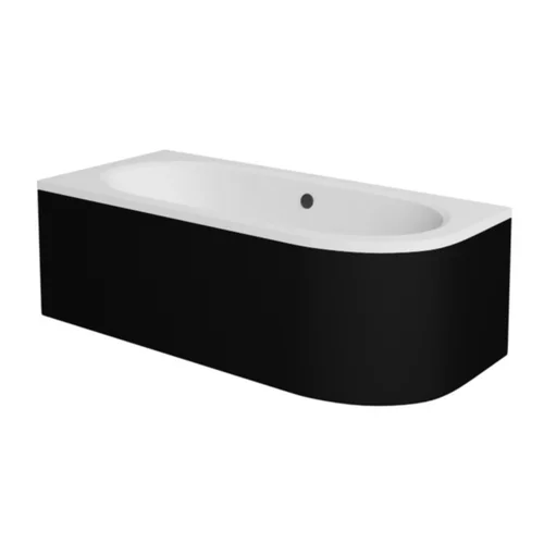 Besco AVITA BLACK 150 P/L OAV-150-NSC sienelė voniai image 2