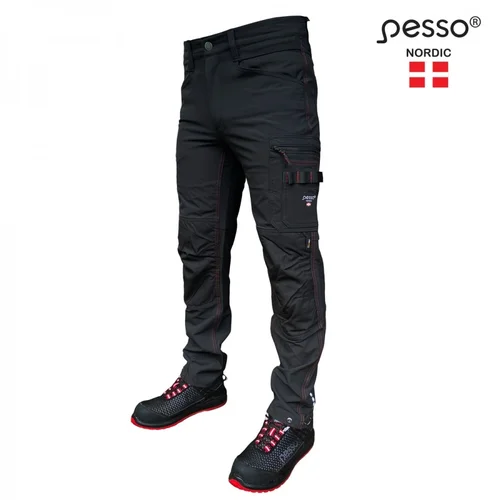 Pesso Darbo kelnės STRETCH Mercury Juodos C50 image 1