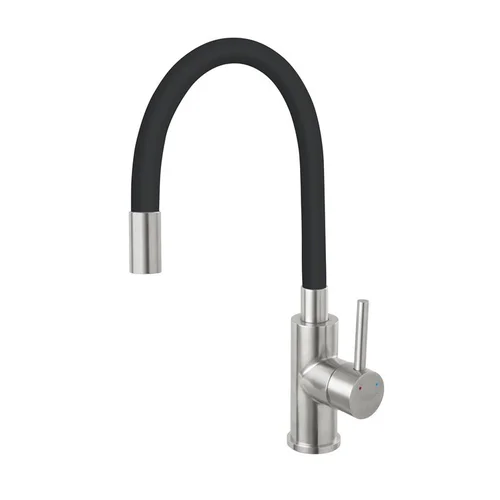 Virtuvinis maišytuvas Ferro Zorba Inox BZR4BSS, Juodas image 1