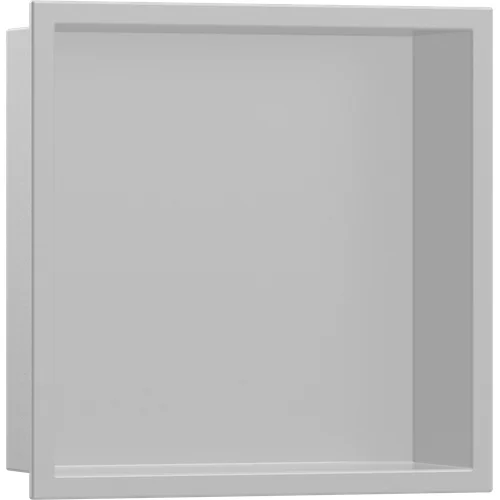 Hansgrohe XtraStoris 56061800 – nerūd. plieno sieninė niša su rėmu image 1