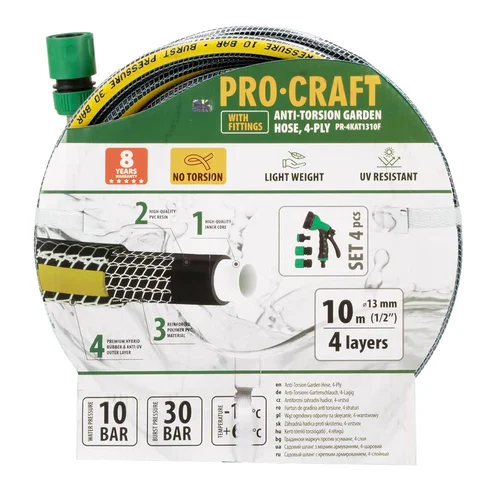 ProCraft PR-4KAT1310F sodo žarna, 10 m, 13 mm image 2