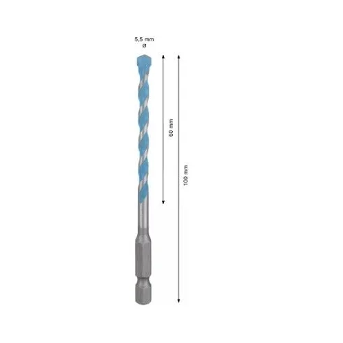 Bosch HEX-9 Multi Construction universalus grąžtas 5.5x60x100 mm image 2