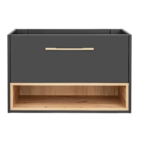 COMAD BORNEO COSMOS 821 FSC vonios spintelė 80 cm Pilka image 2