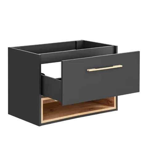 COMAD BORNEO COSMOS 821 FSC vonios spintelė 80 cm Pilka image 3