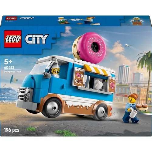 LEGO City Doughnut Truck 60452 (196 vnt.) image 1
