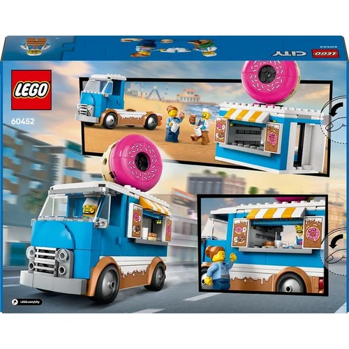 LEGO City Doughnut Truck 60452 (196 vnt.) image 2