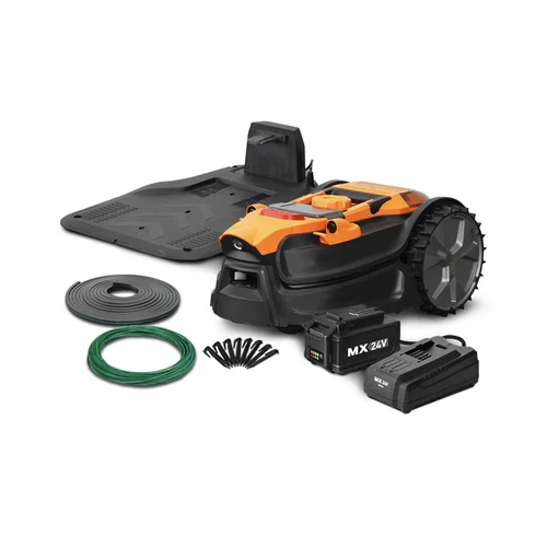 Lawnmaster VBRM20D belaidis vejapjovės robotas, 24V, 4 Ah, 800 m² image 1