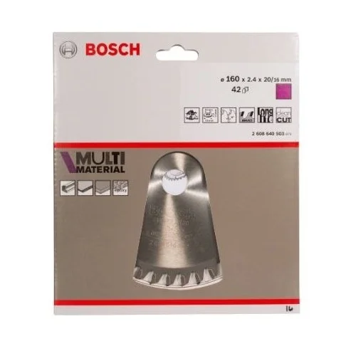 Bosch Pjovimo diskas Multi Material, 160x20/16, 2608640503 image 2