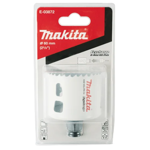 Makita E-03872 EZYCHANGE Bi-Metal gręžimo karūna 60 mm image 3