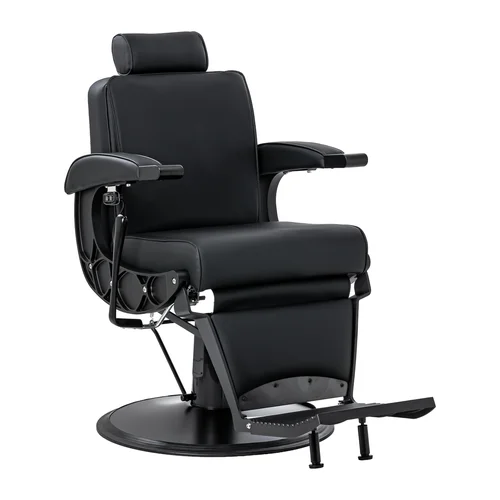 Gabbiano Continental barberio kėdė su masažu, juoda image 1
