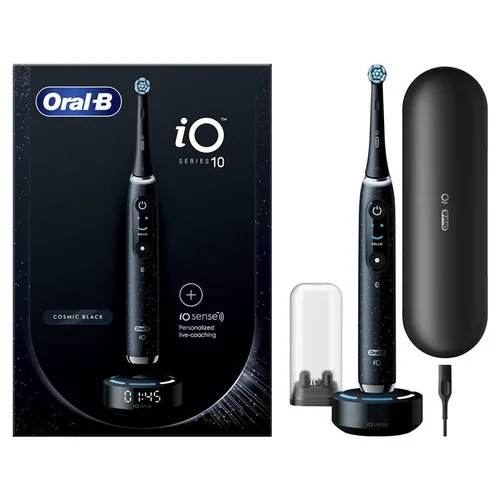 Oral-B iO Series 10 Elektrinis Dantų Šepetėlis, Juodas image 3