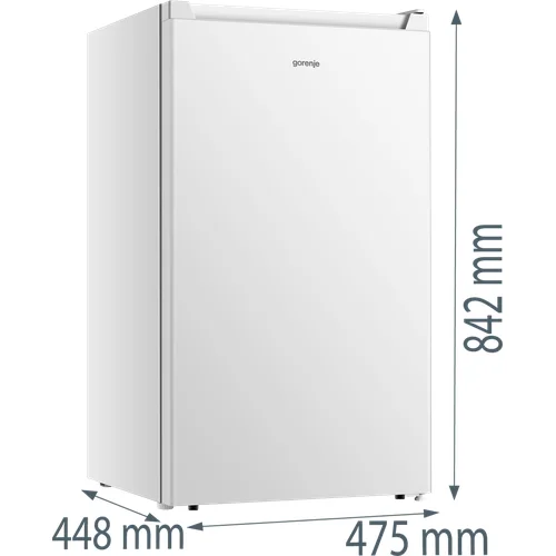 GORENJE RB39EPW4 Šaldytuvas, 82 L, Balta image 2