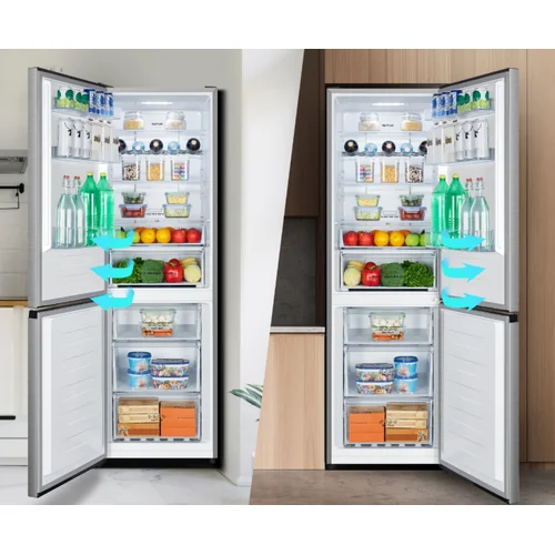 Hisense RB390N4CCD Dviejų durų Nerūdijančio plieno šaldytuvas image 3