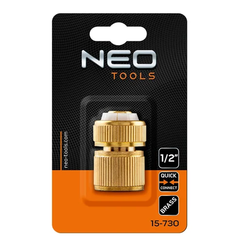 NEO Jungtis 1/2", žalvaris (ref. 15-730) image 2