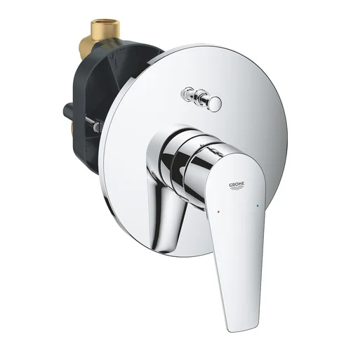 GROHE BauEdge potinkinis dviejų pajungimų dušo maišytuvas su potinkine dalimi image 1