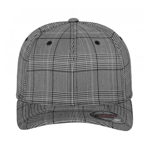 Kepuraitė Flexfit 6196 su snapeliu S/M Black/White image 3