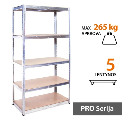 Sandėliavimo lentynos stelažai 180x90x45 PRO image 1