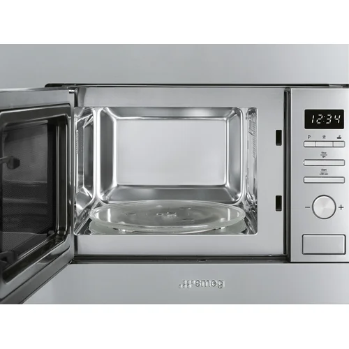SMEG FMI020X įmontuojama mikrobangų krosnelė 20 L image 2