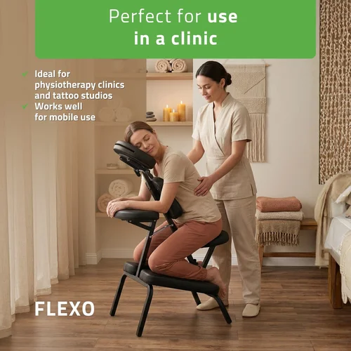 Habys Flexo Comfy Base K501 juoda masažo kėdė image 2