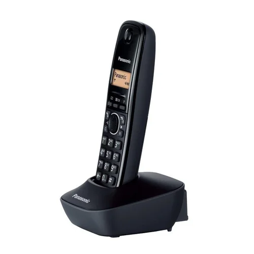 Panasonic KX-TG1611 belaidis telefonas, Juodas image 2