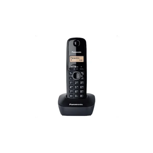 Panasonic KX-TG1611 belaidis telefonas, Juodas image 3