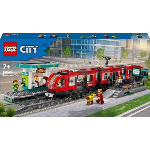 LEGO City Miesto tramvajus ir stotelė 60423 image 1