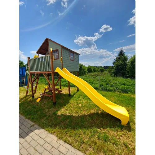 Geltona čiuožykla 220 cm image 2