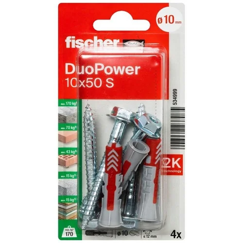 Fischer DuoPower kaištis 10x50 mm image 2