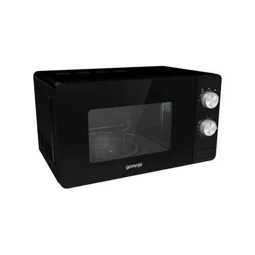 GORENJE MO20E1B mikrobangų krosnelė, Juoda, 20 L image 2
