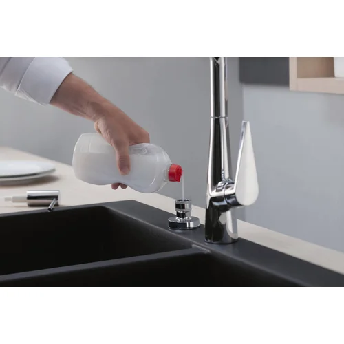 Hansgrohe A51 40448670 Dozatorius, 500 ml, Juoda matinė image 3