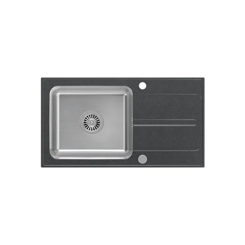 Quadron RALPH 111 FUS_R7843CZ juoda taškuota nerūdijančio plieno plautuvė image 2