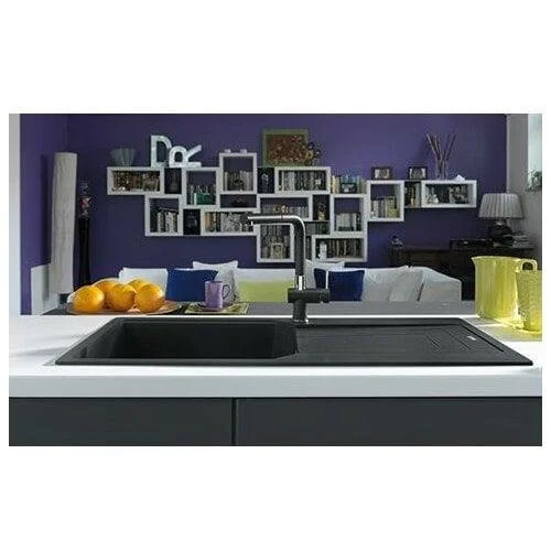 Franke Urban UBG 611-78XL 114.0682.570 Granitas Juoda plautuvė image 3