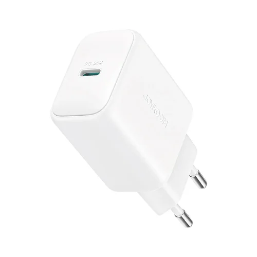 Joyroom JR-TCF20 20W USB-C įkroviklis + USB-C kabelis 1,0 m Baltas image 1