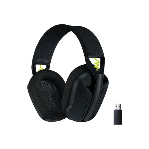 LOGITECH G435 belaidės žaidimų ausinės Juodos image 1