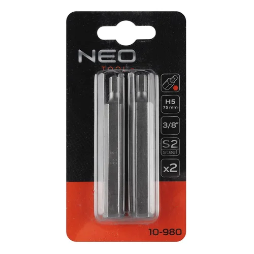 NEO HEX Antgaliukai 5x75 mm S2 x 2 vnt image 2