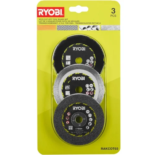RYOBI RAKCOT03 pjovimo diskų komplektas 76x10mm, 3 Vnt. image 1